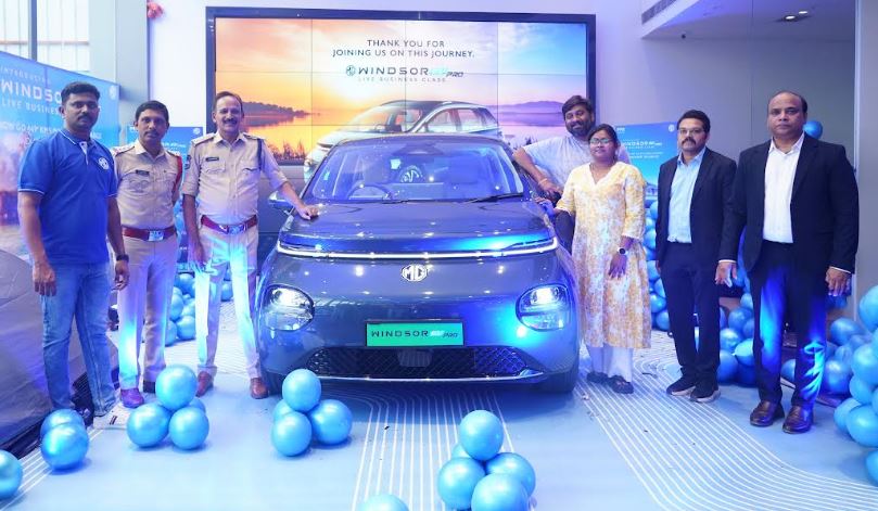 PPS Motors Unveils MG Windsor PRO Hyderabad