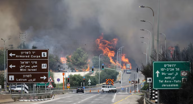 Massive Wildfire Forces Evacuations Across Israel