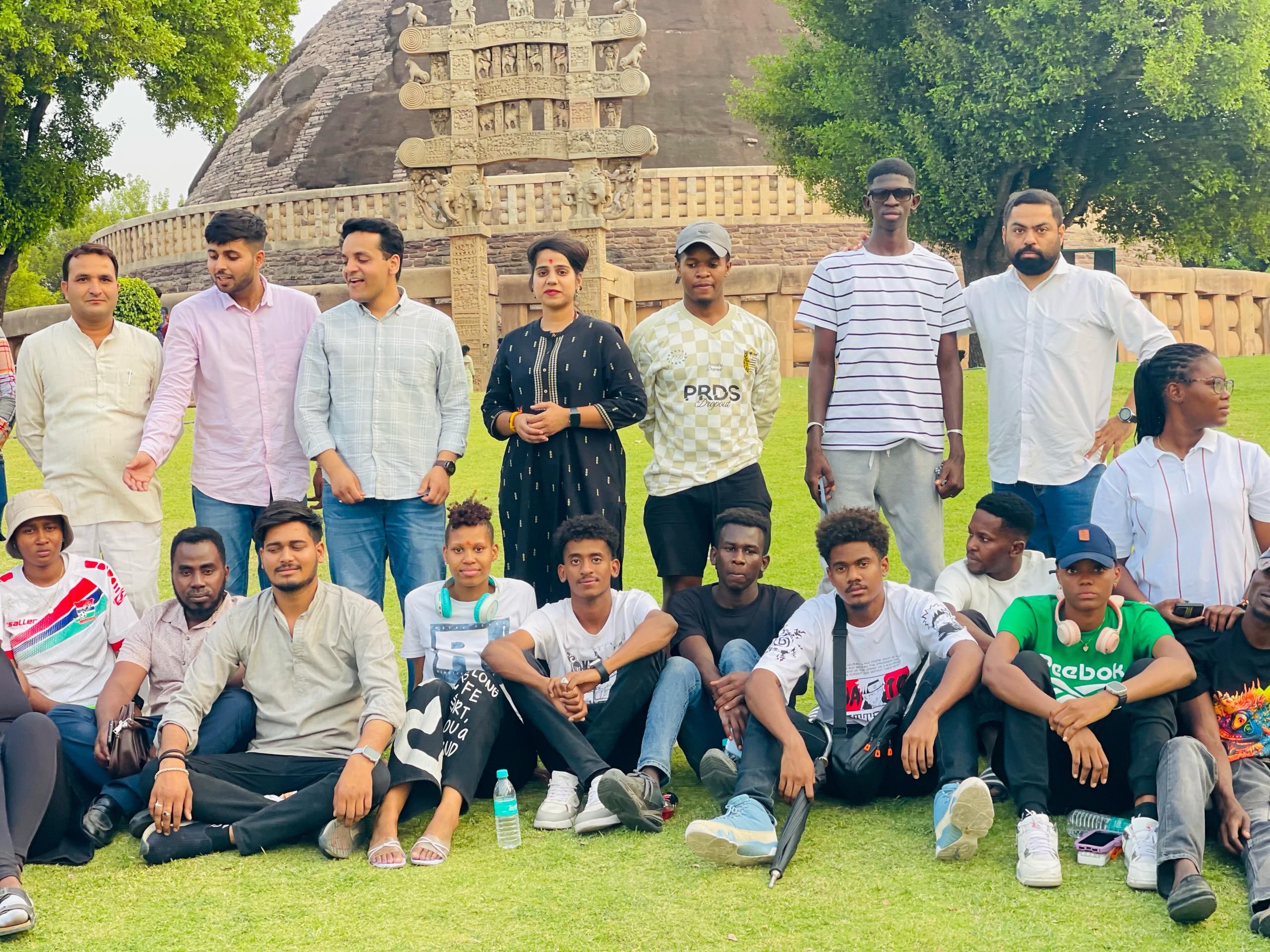 International Students of LNCT Experienced Rural India
