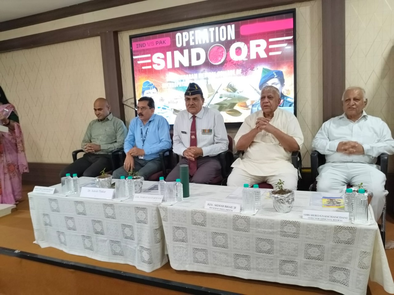 Operation Sindoor program organized at Sant Hirdaram Medical College