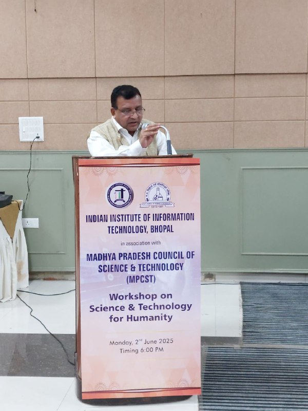 Dr Anil Kothari, DG MPCST Bhopal ITDC NEWS
