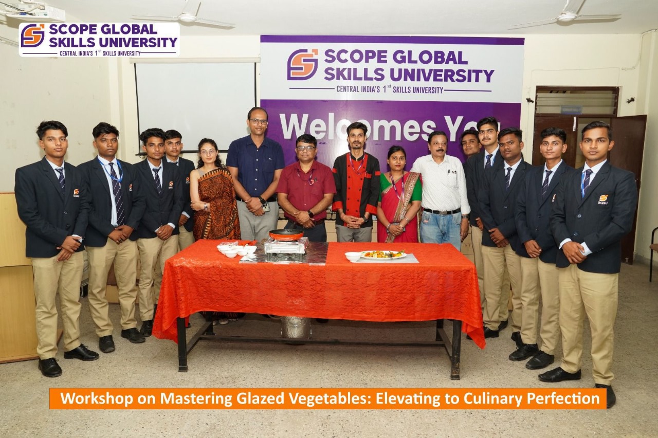 Masterclass on “Glazed Vegetables” Organized by Hospitality Club of Scope Global Skills University