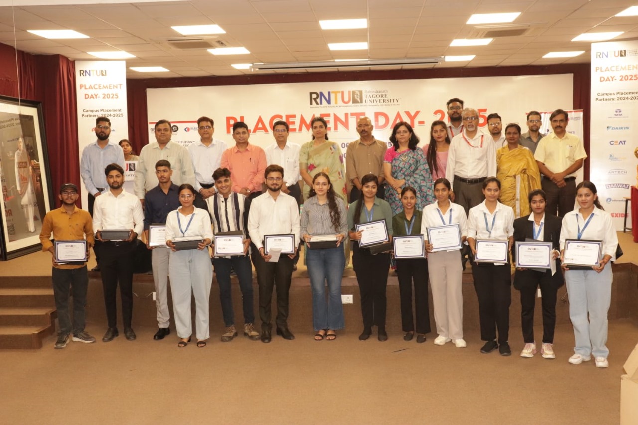 Grand Celebration of “Placement Day 2025” at Rabindranath Tagore University
