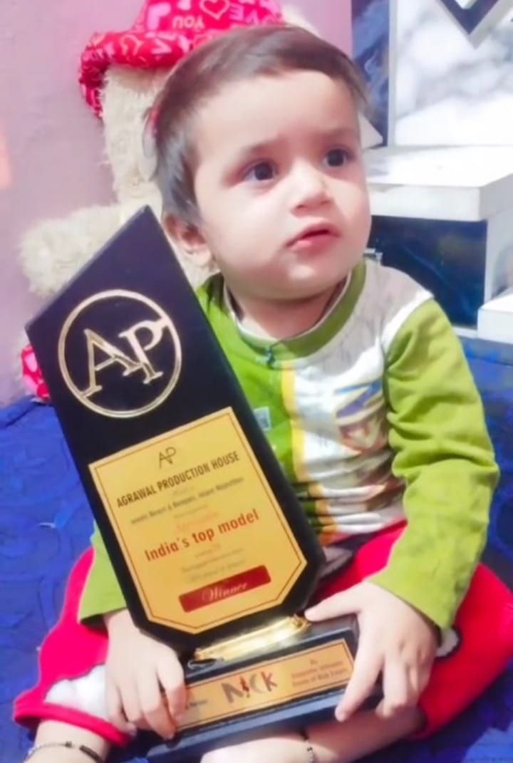 1.5-year-old Anvit Chauhan becomes India’s Top Model Little Champion