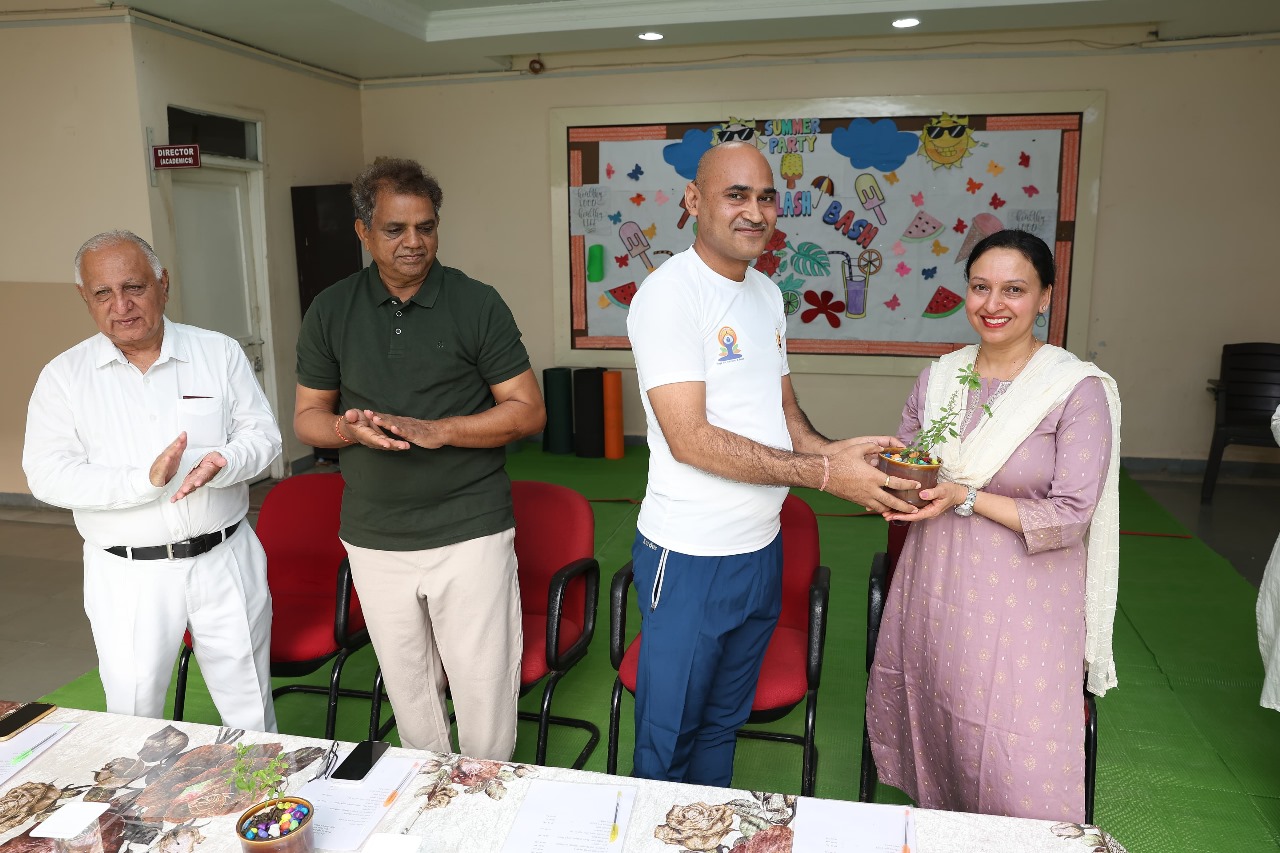 Colorful Program on International Yoga Day