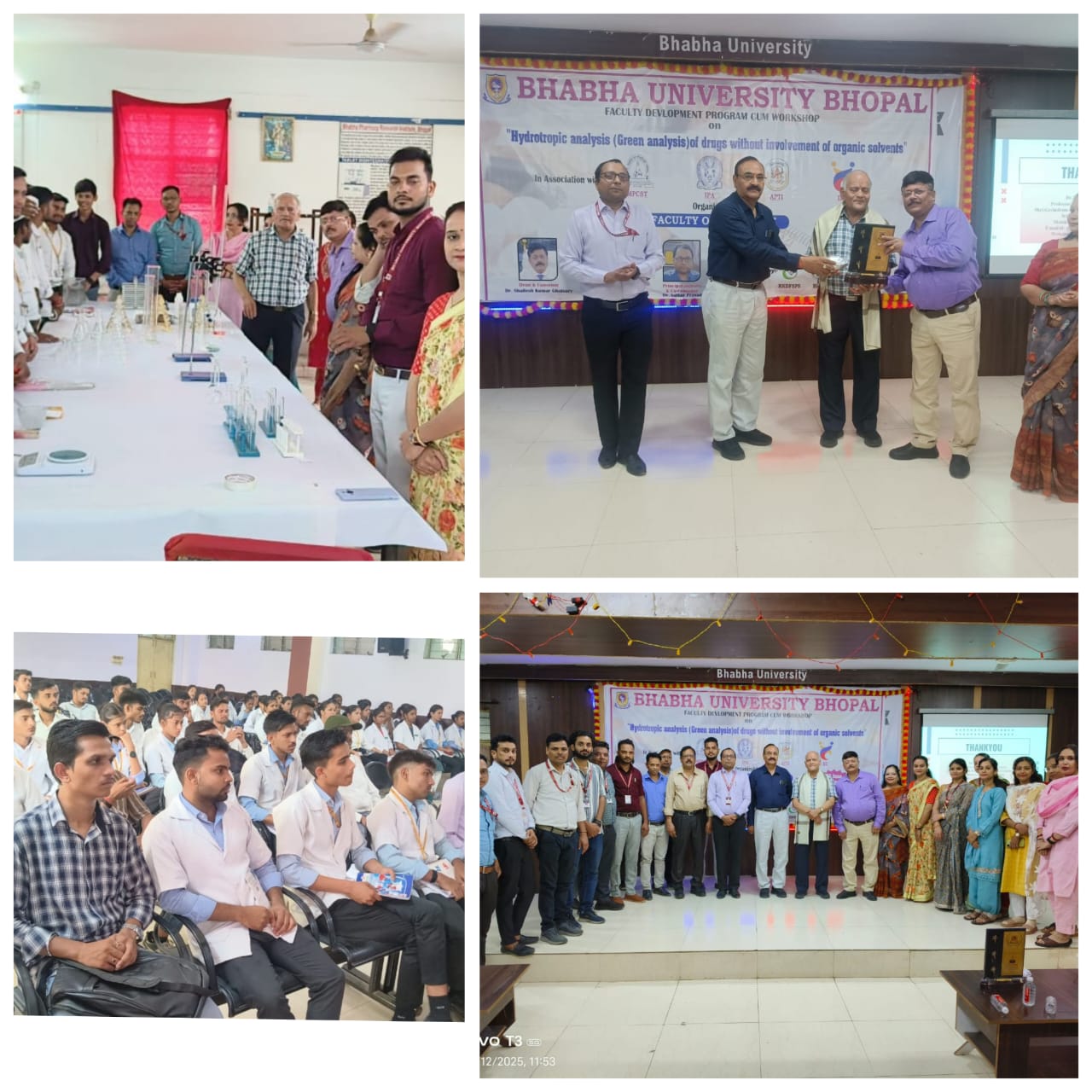 Workshop on Green Drug Analysis at Bhabha University