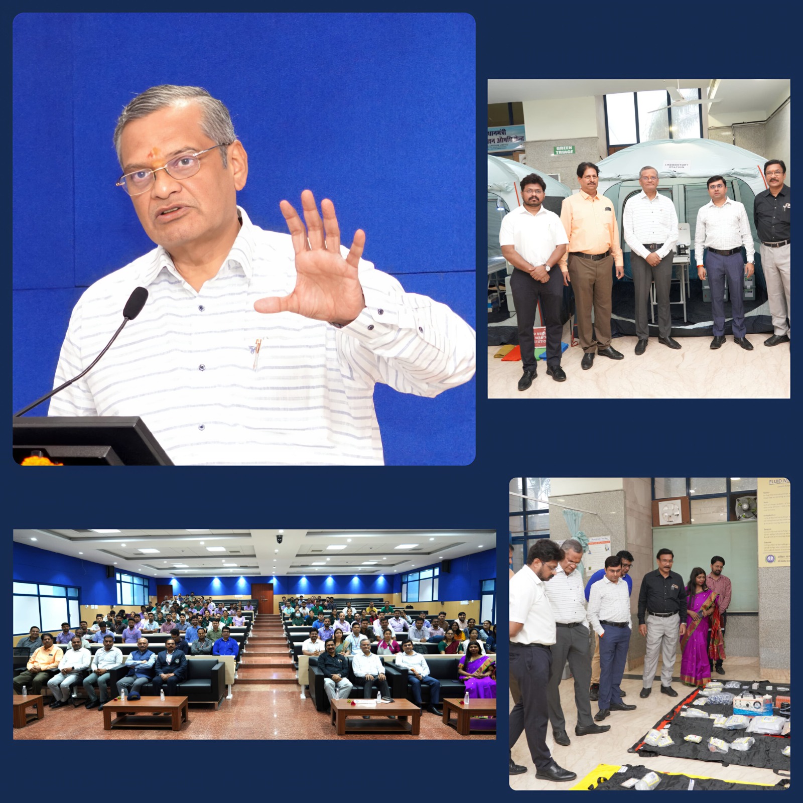 Inauguration of Bhishma Cubes at AIIMS Bhopal