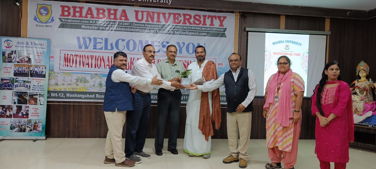 Inspirational Session by Umesh Kabir Held at Bhabha University
