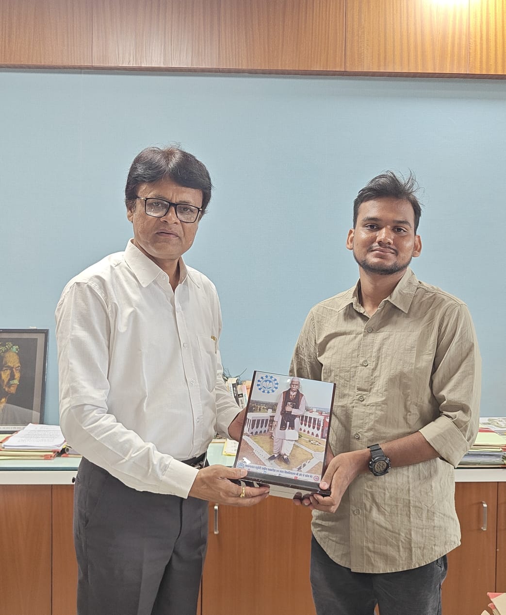 MCU students Vaibhav and Ashish selected in Indian Information Service