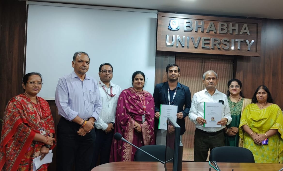 MoU Signed Between Bhabha University and Cosmos iQUAi