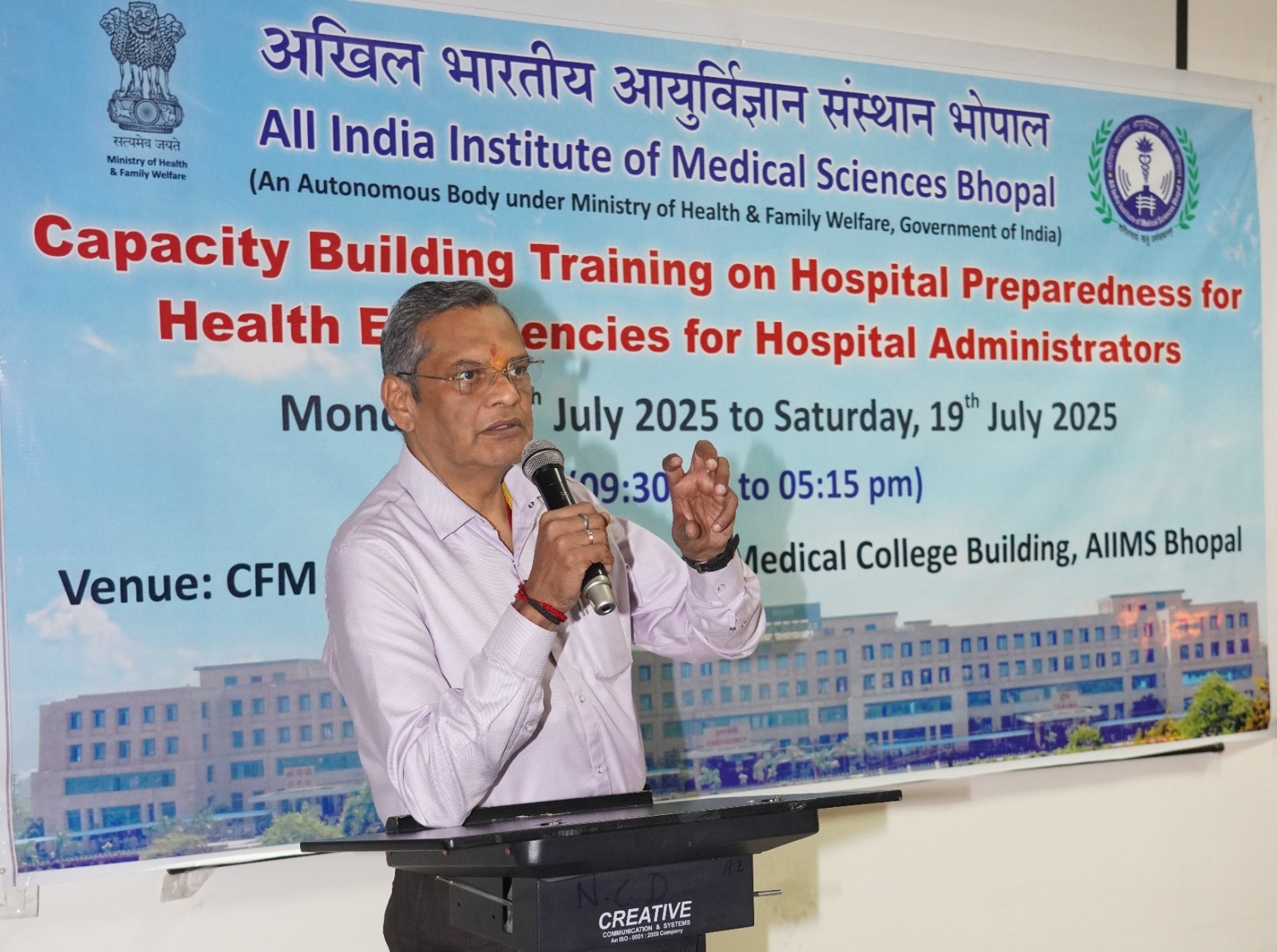 Disaster Management Training Begins at AIIMS Bhopal