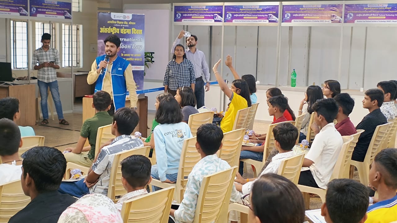 International Moon Day Celebrated at Regional Science Centre Bhopal
