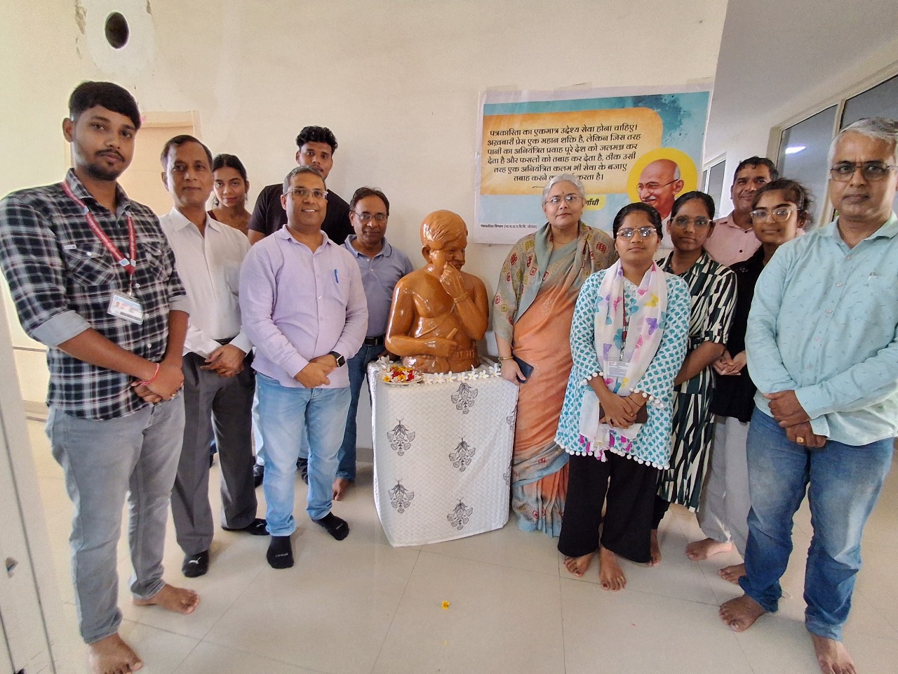 Birth Anniversaries of Azad and Tilak Celebrated at MCU’s Journalism Department