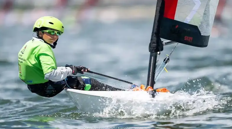 Zahaan Hemrajani Finishes Top 10 at U17 Skiff World Championship