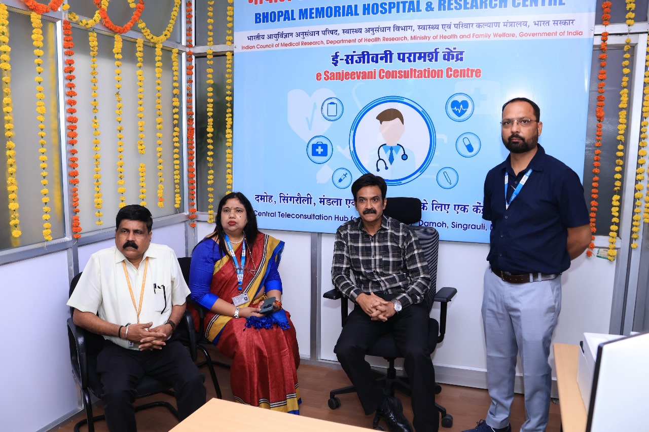 Inauguration of e-Sanjeevani Center at BMCHRC