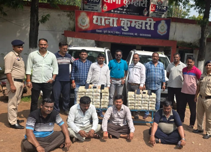 Massive Cash Seizure in Durg: Over Rs 6.5 Crore Found in Car
