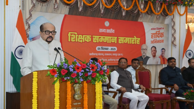 Chhattisgarh Celebrates Teachers on State-Level Felicitation Day