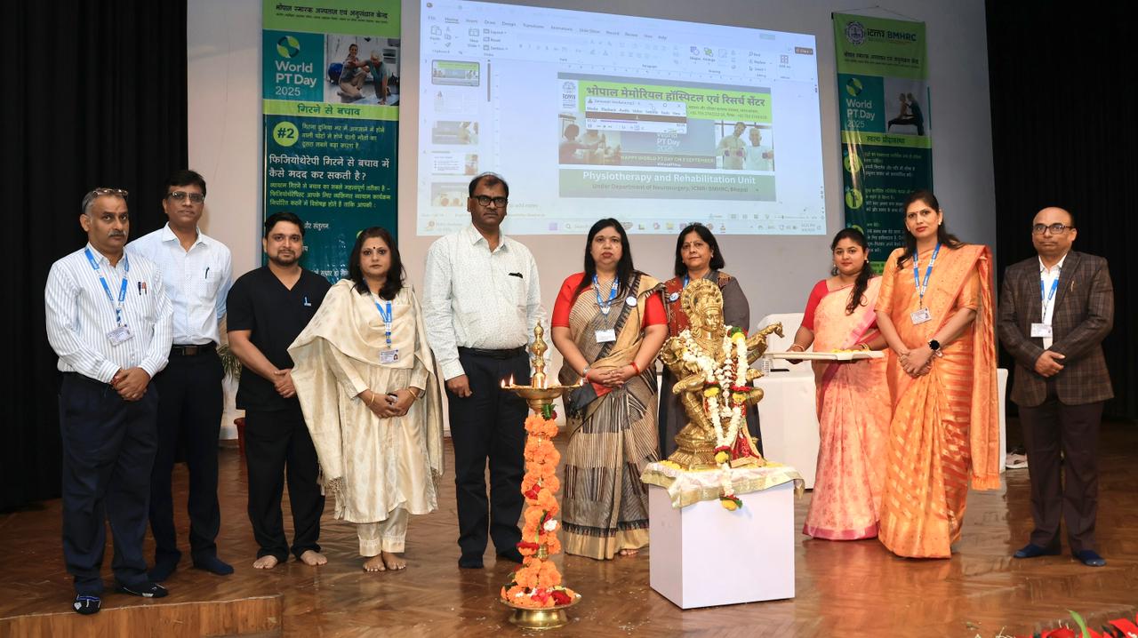 Program organized on World Physiotherapy Day at BMHRC
