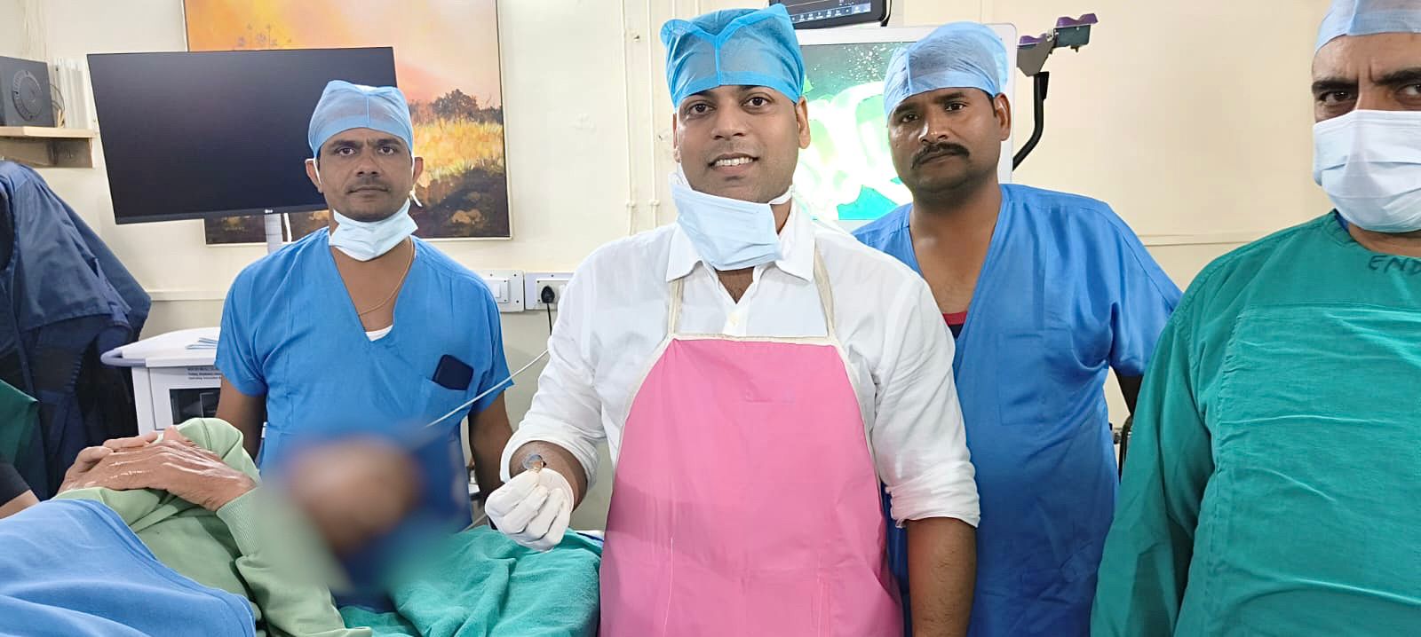 Medicine wrapper stuck in food pipe; doctors at BMHRC successfully treated it through endoscopy