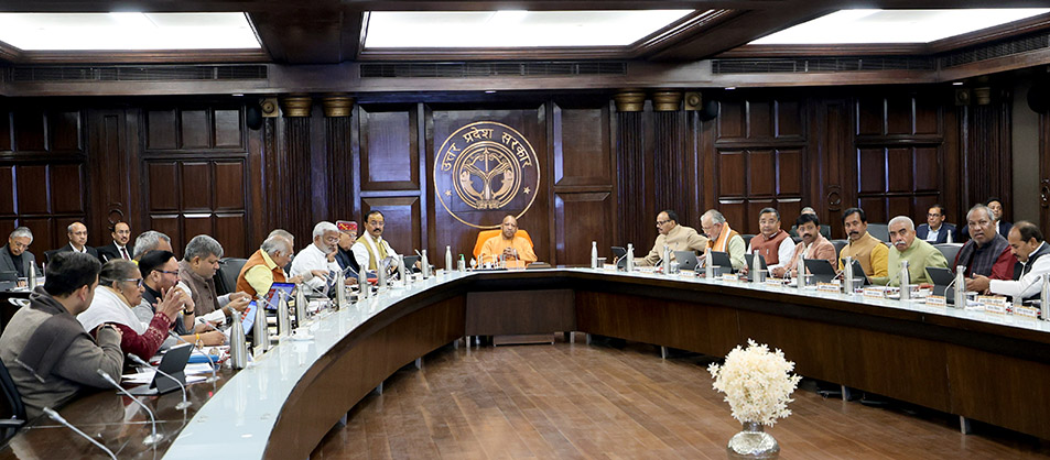 CM Yogi Adityanath Chairs Cabinet Meeting