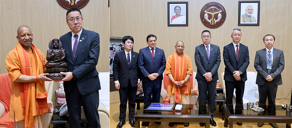 CM Yogi Receives Japanese Deputy Governor