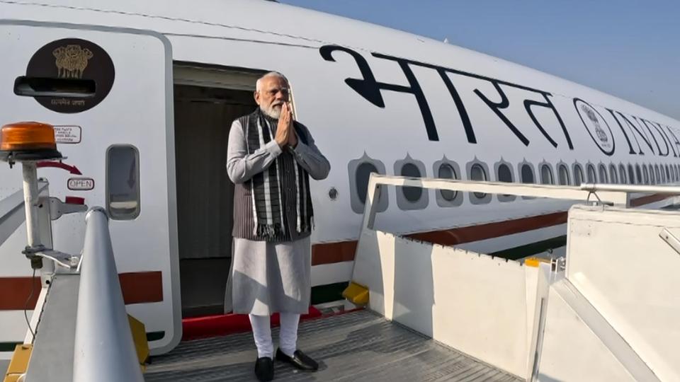 PM Modi Arrives Israel Addresses Knesset Historic