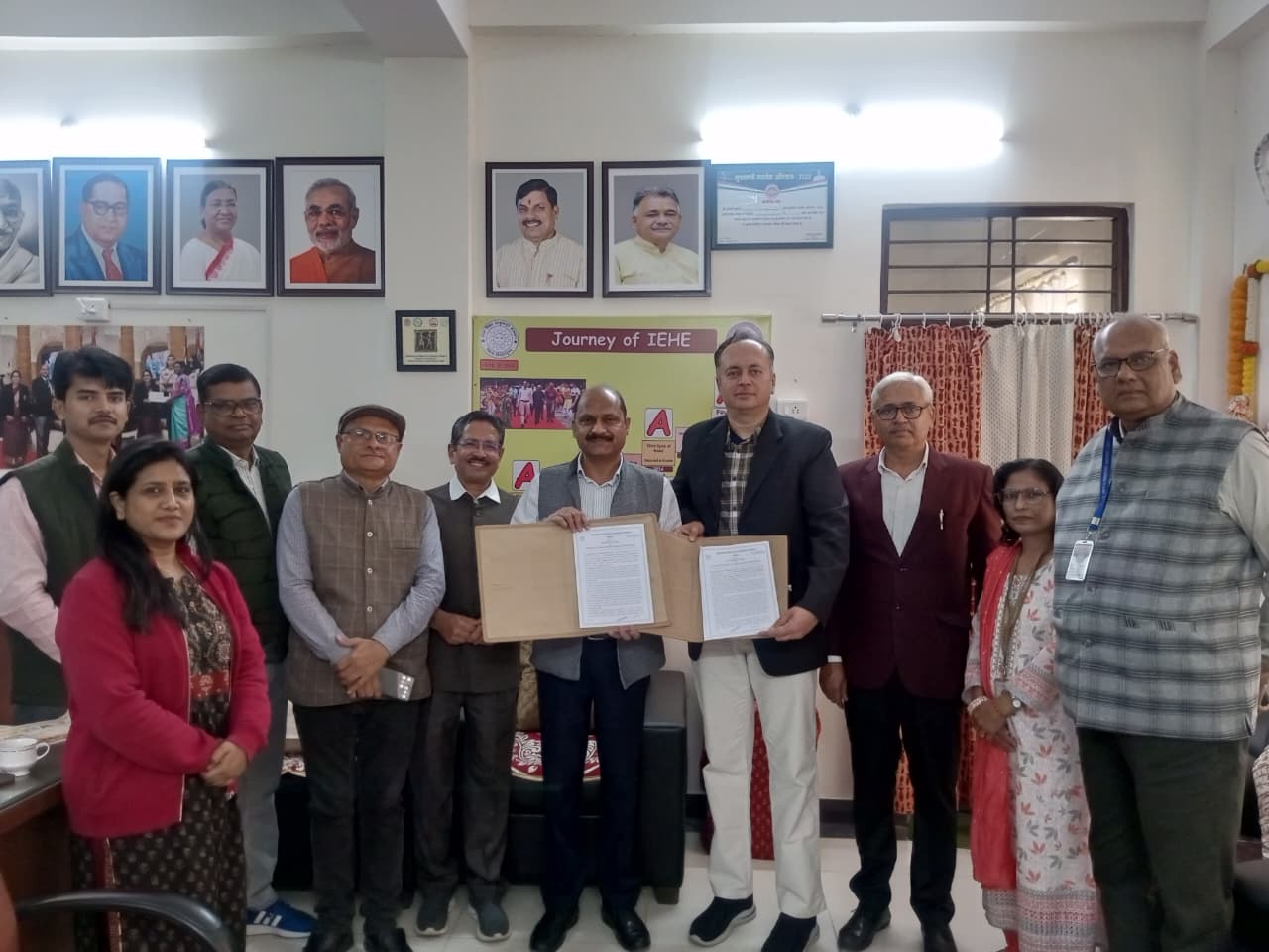 MoU between Higher Education Excellence Institute, Bhopal and Heartfulness Institute