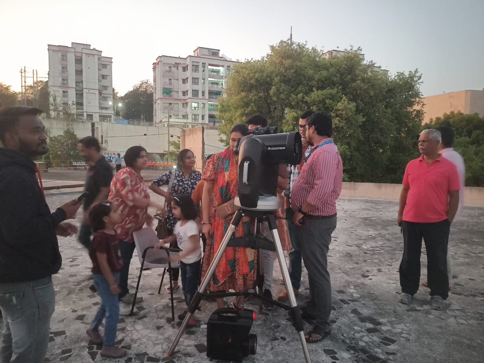 “Moon Observation Program with Advanced Telescope at Regional Science Centre, Bhopal”