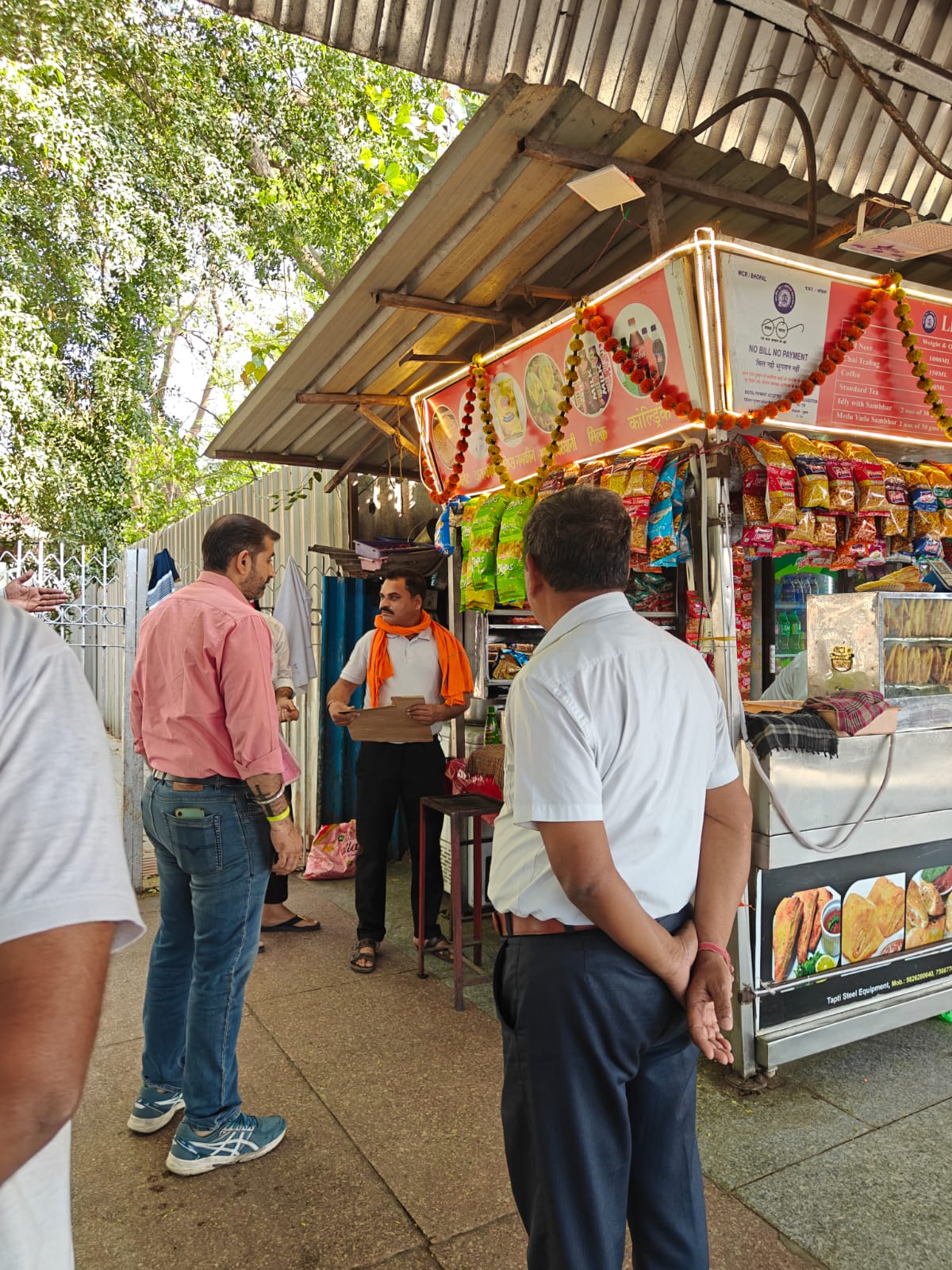Campaign to Prevent Illegal Materials in Trains in Bhopal Division