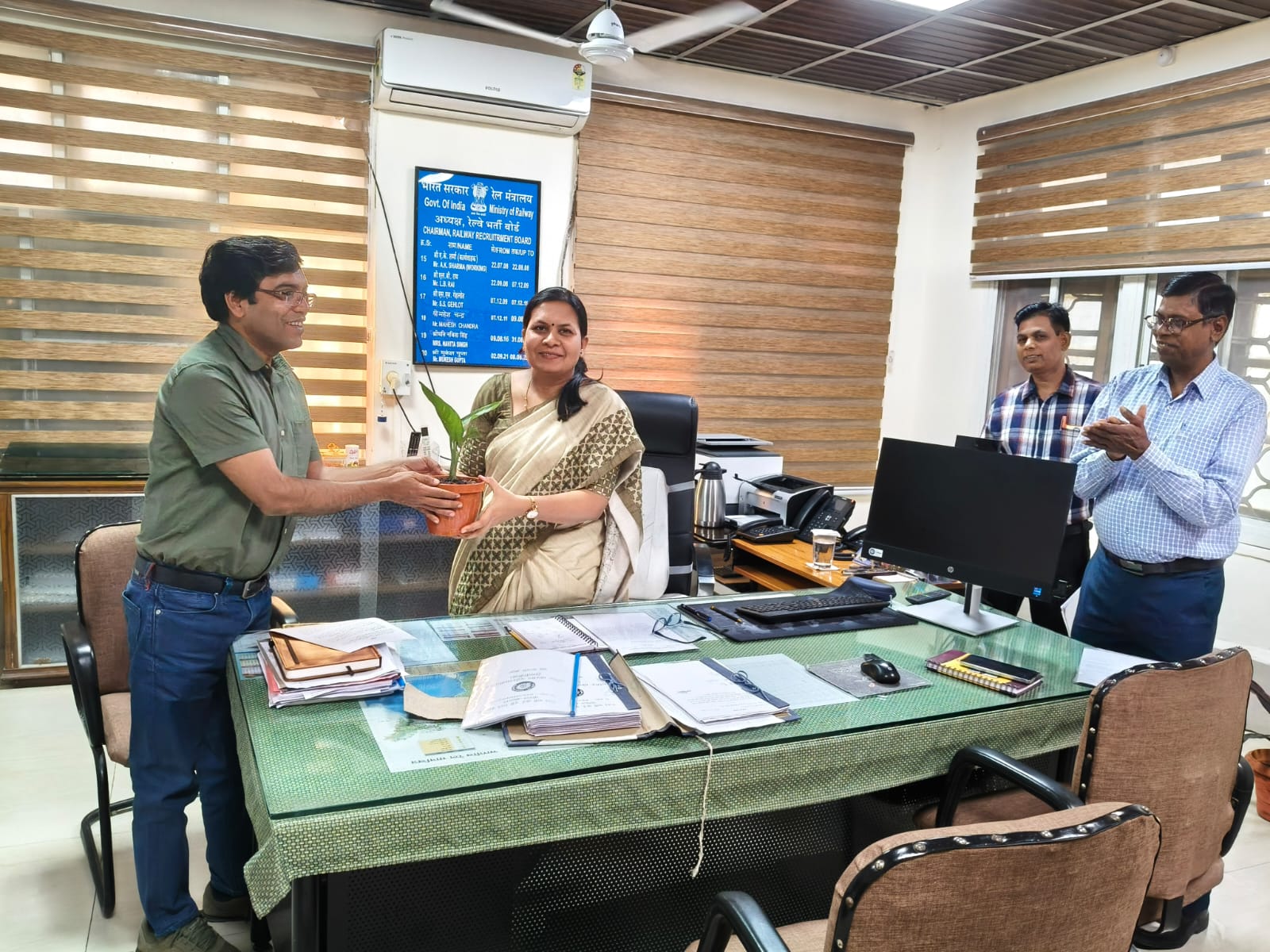 Official Language Meeting and Hindi Workshop at Railway Recruitment Board Bhopal