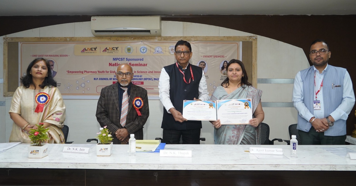 “MoU signed between LNCT University and Rabindranath Tagore University.”