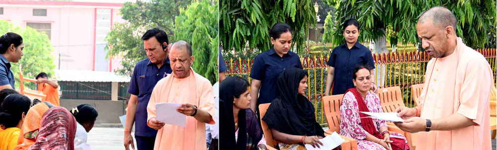 Yogi Adityanath addresses grievances at Janta Darshan
