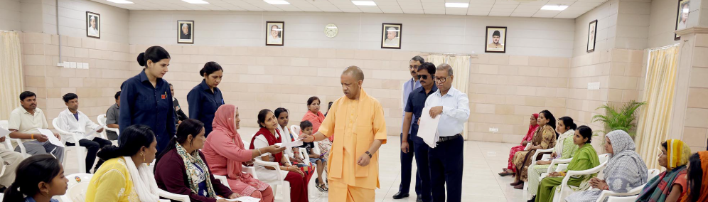 Yogi Adityanath Holds Janta Darshan in Lucknow