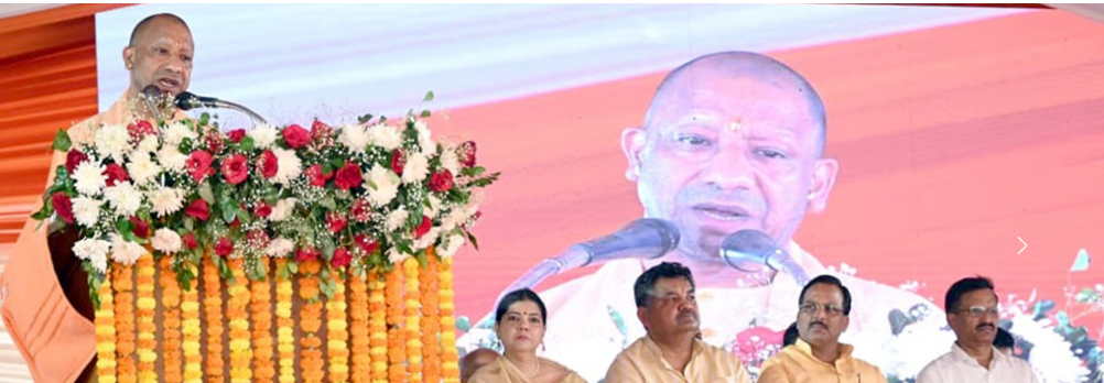 Yogi Adityanath addresses 497 projects launch Gorakhpur