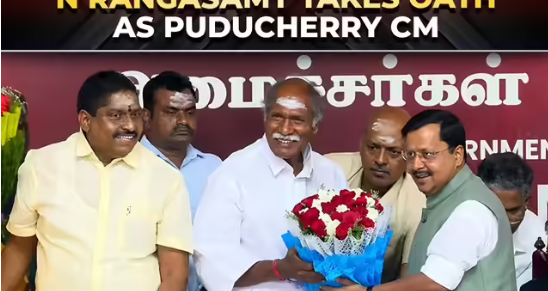 N Rangasamy Becomes Puducherry Chief Minister Again
