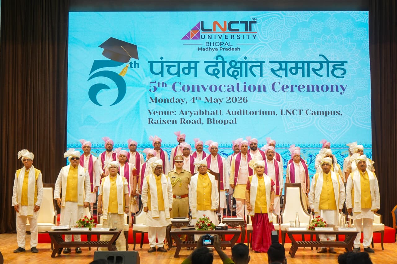 LNCT University’s 5th Convocation Ceremony Concluded Successfully