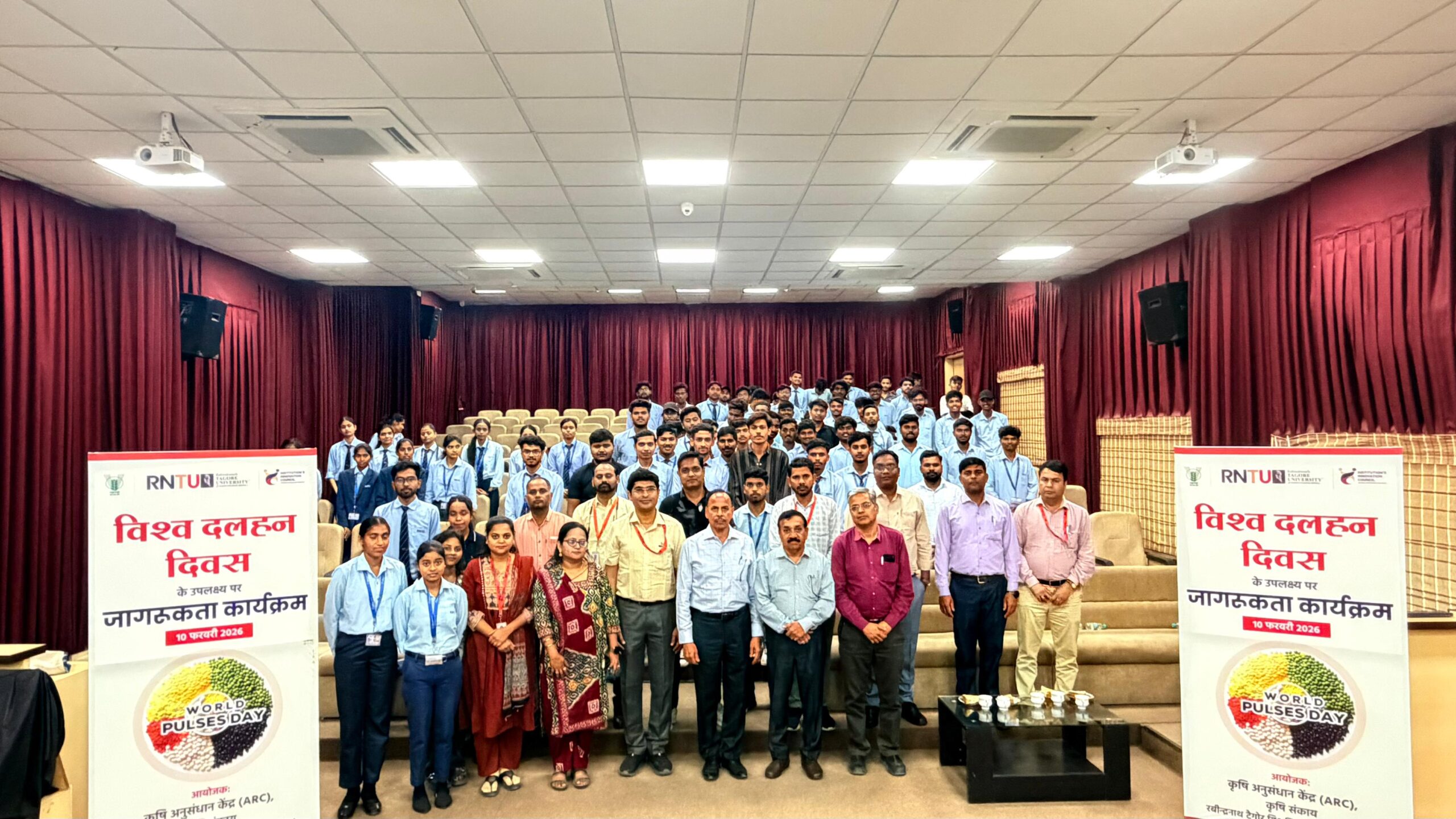 Experts shared their views on World Pulses Day at RNTU.