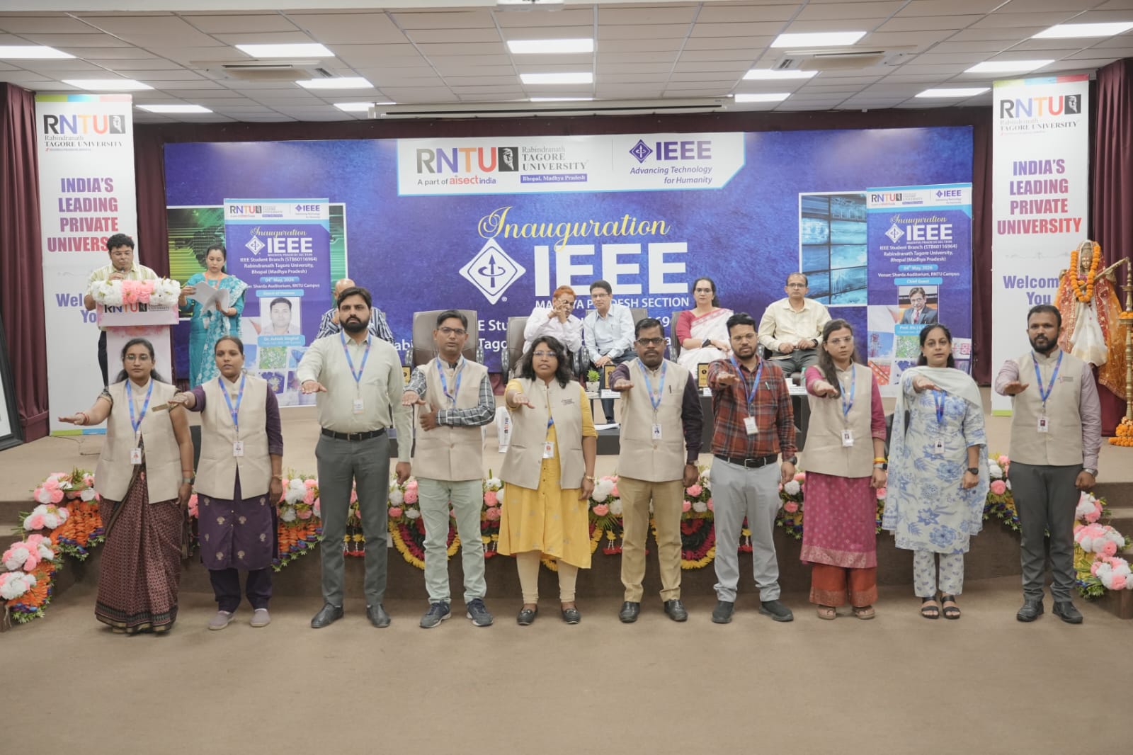 Grand Launch of IEEE Student Branch at Rabindranath Tagore University, Bhopal Grand Launch of IEEE Student Branch at Rabindranath Tagore University, Bhopal