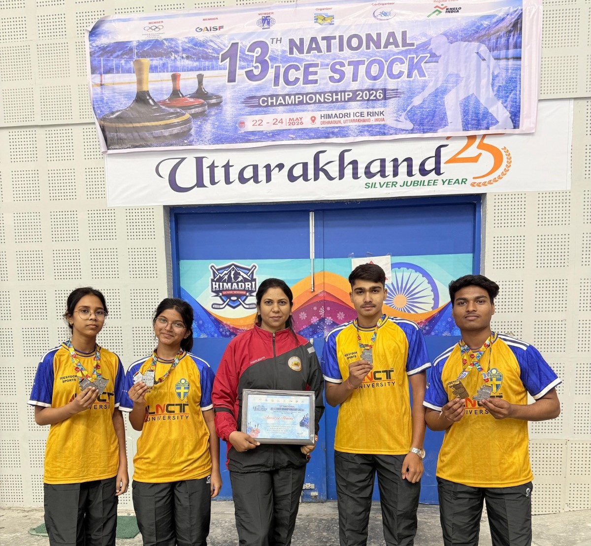 MP Athletes Deliver Strong Show in National Ice Stock Meet