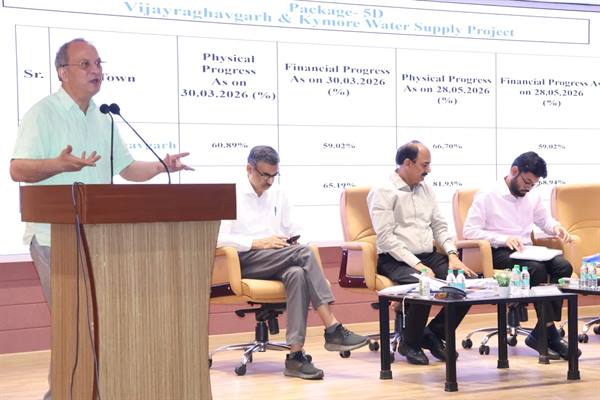 Review held for water supply and sewerage projects in Madhya Pradesh
