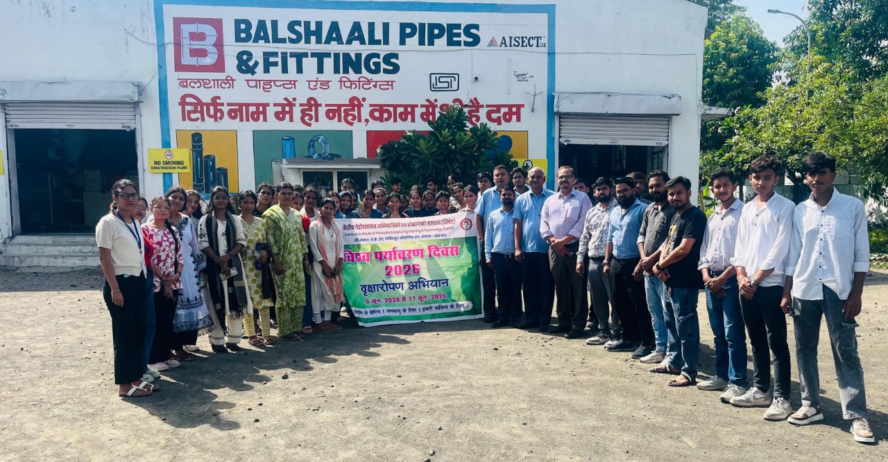 CIPET Students Visit Balshali Pipes Plant, Join Tree Plantation Drive