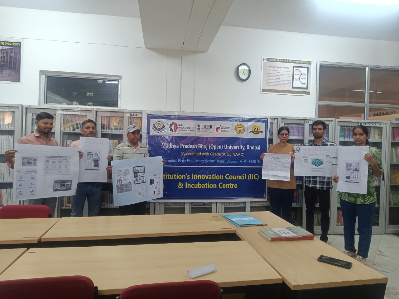Bhoj University hosts business plan poster presentation and demo day