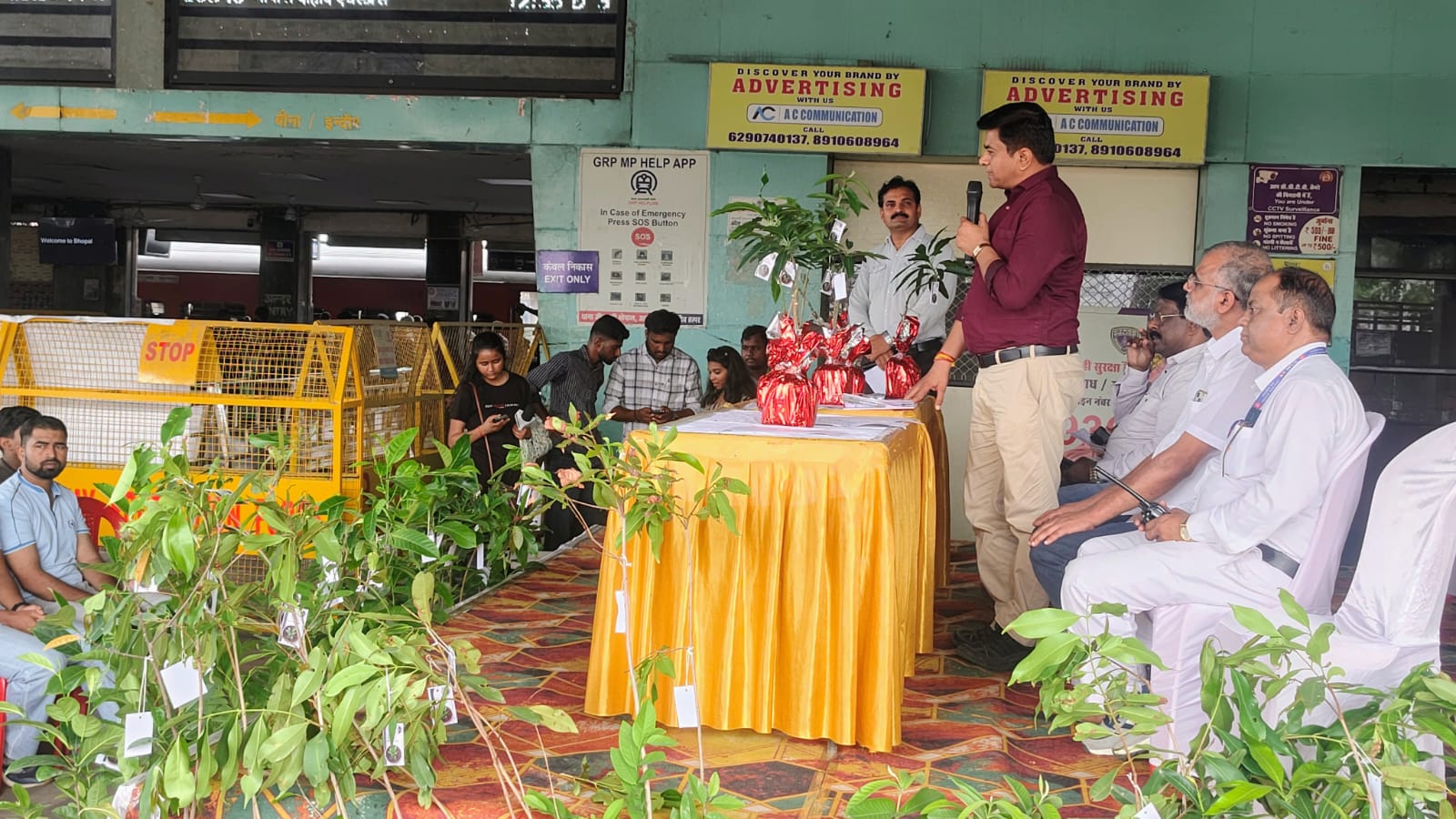 Harit Yuva–Harit Bharat campaign officially launched at Bhopal railway station Harit Yuva–Harit Bharat campaign officially launched at Bhopal railway station