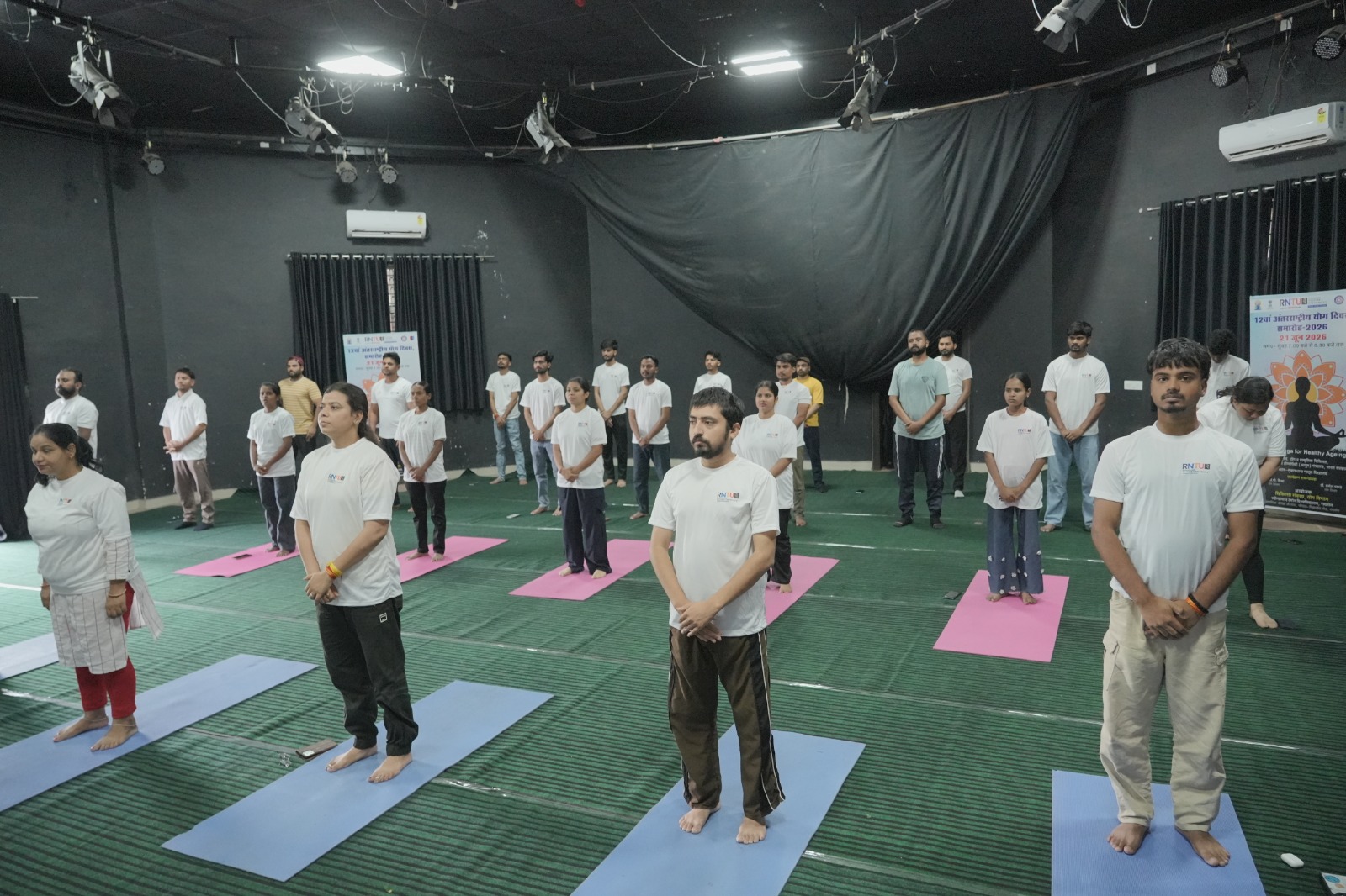 Rabindranath Tagore University Raisen Celebrates International Yoga Day With Enthusiasm