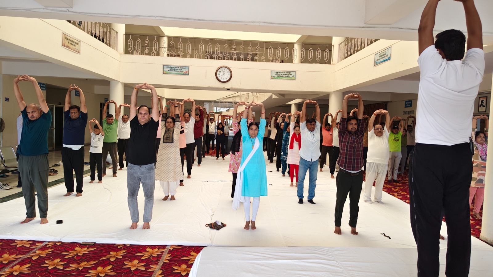 Yoga Practice Programme Held at Madhya Pradesh Bhoj Open University