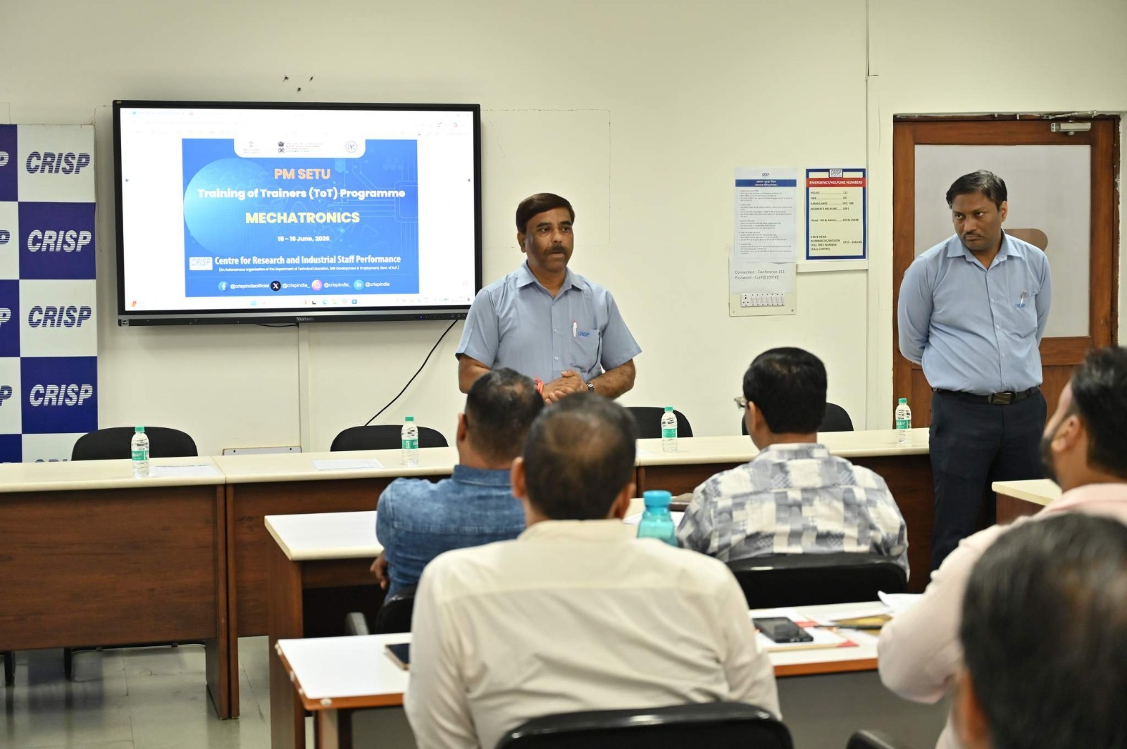 National Training Program for ITI Instructors Begins at CRISP Bhopal National Training Program for ITI Instructors Begins at CRISP Bhopal