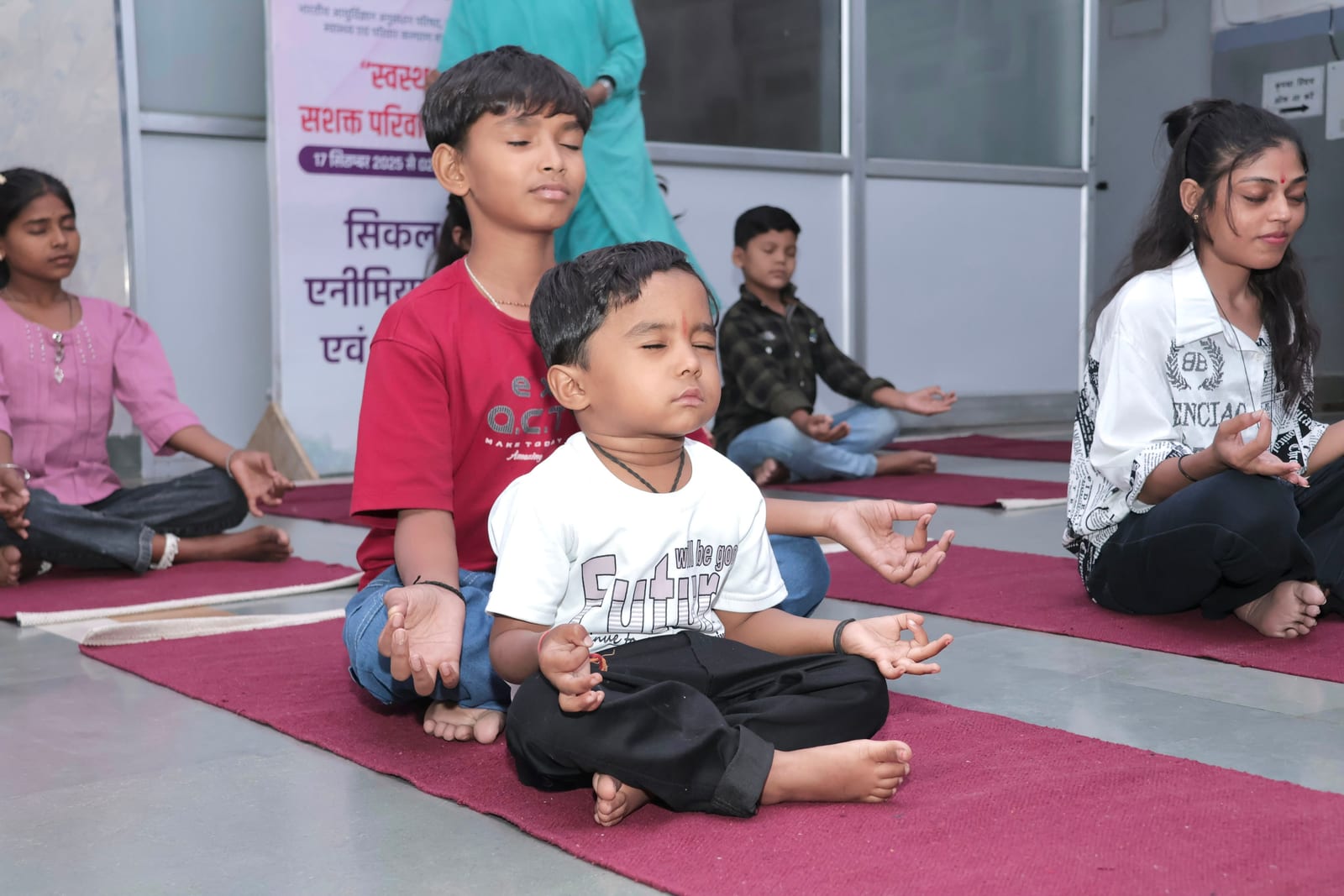 Awareness and Meditation Programmes Held at BMHRC During Yoga Week