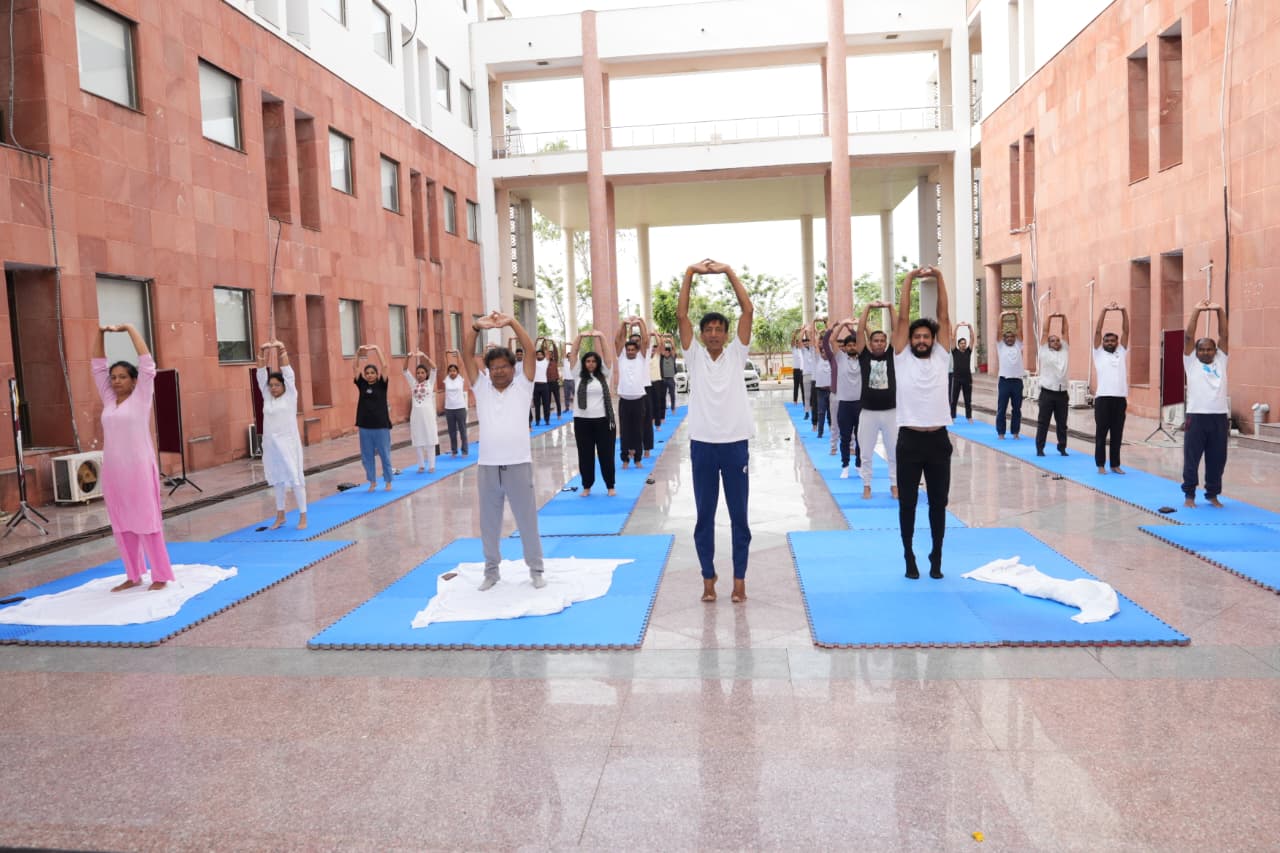 NIFT Bhopal marks International Yoga Day with a creative celebration