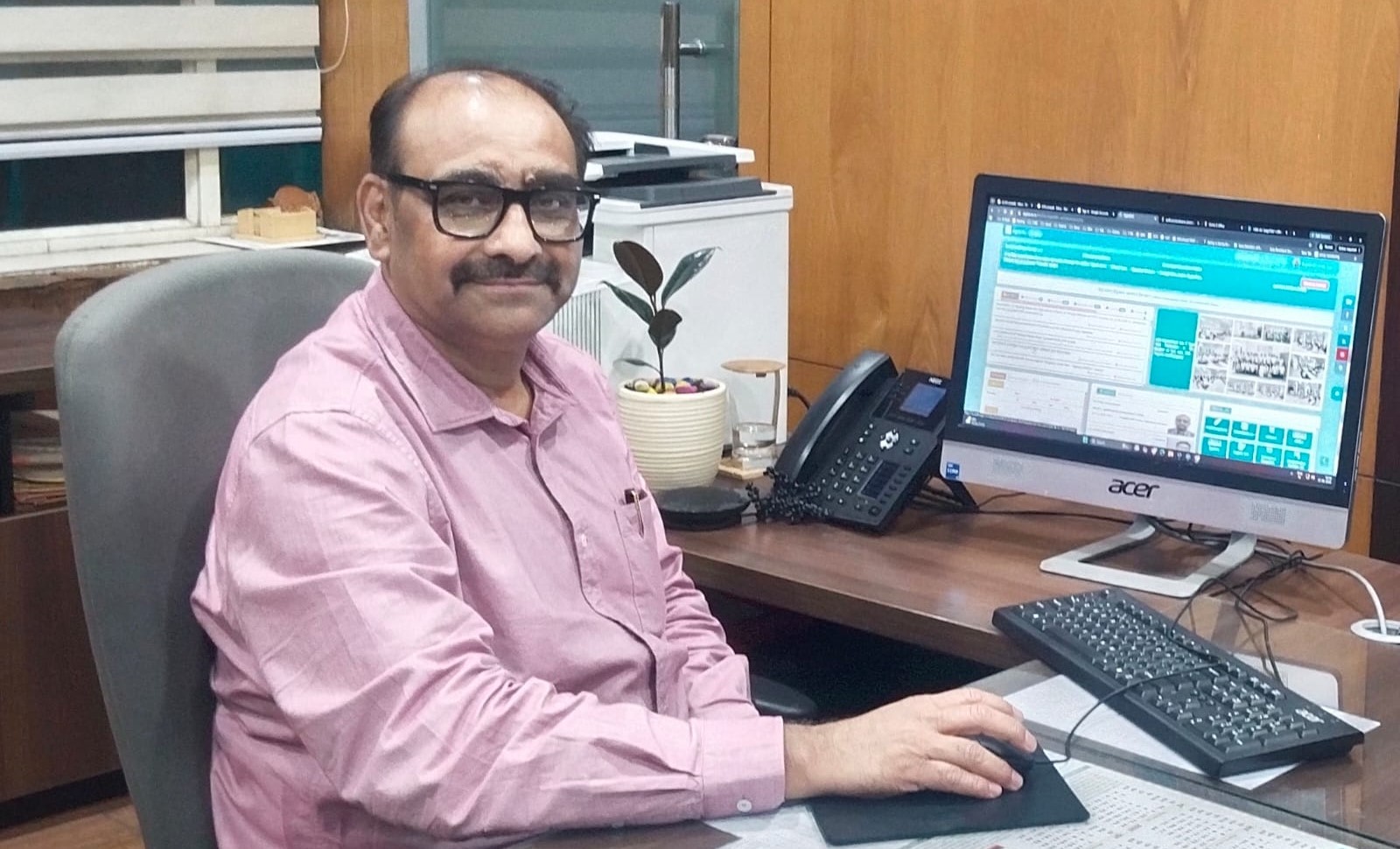 Sunil Jain assumes charge as State Information and Science Officer Sunil Jain assumes charge as State Information and Science Officer