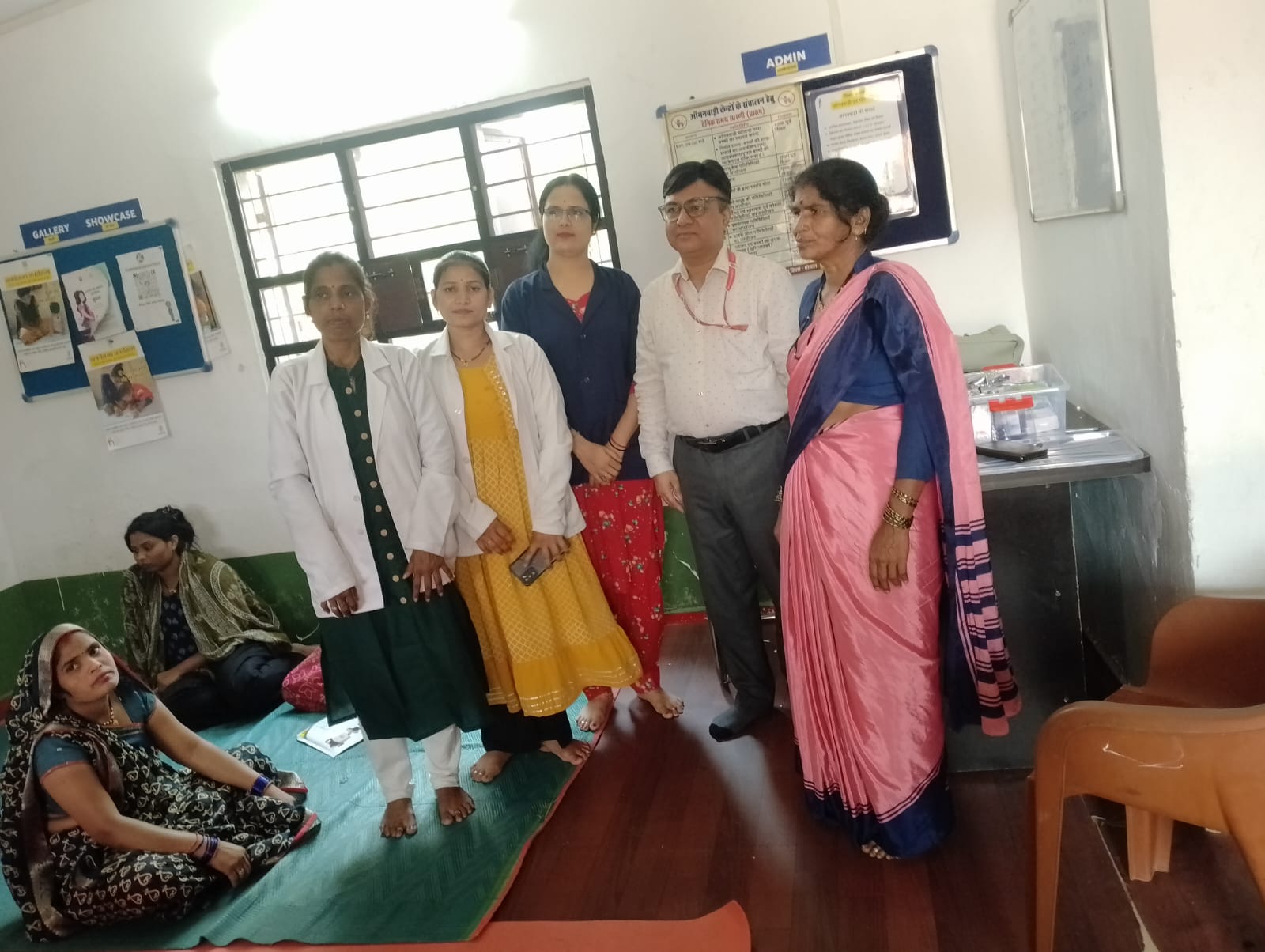 Joint Director H.K. Sharma Conducts Surprise Inspection at Banganga Centre